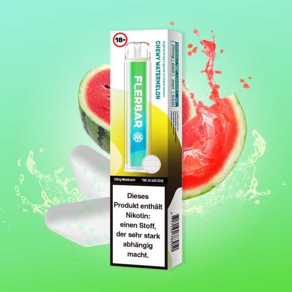 FlerBar 600 – Chewy Watermelon – 20mg/ml