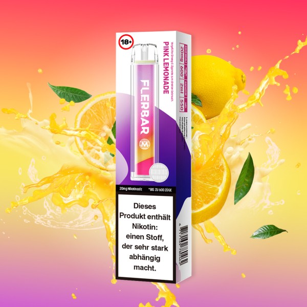 FlerBar 600 – Pink Lemonade – 20mg/ml