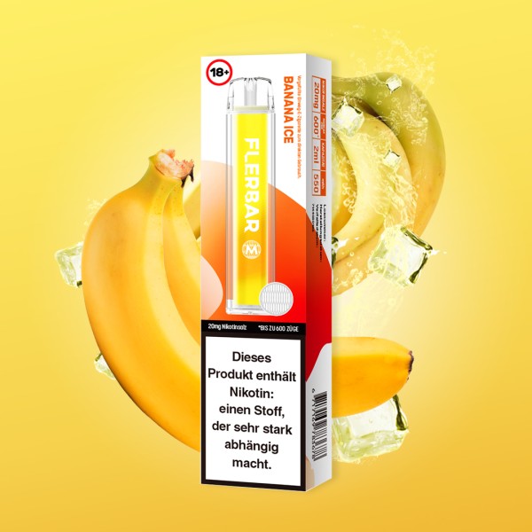 FlerBar Banana Ice - Banane - mit Nikotin