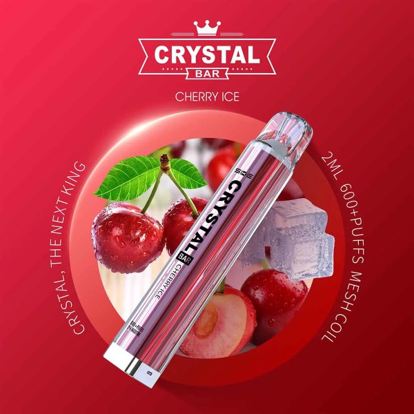 SKE Crystal Bar 600 Einweg Cherry Ice Kirsche Eis erfrischend fruchtig beerig süß kaufen bestellen online