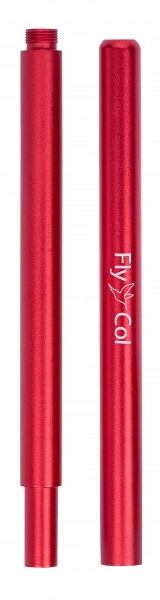 FlyCol Aluminium Mundstück in Rot Hochwertig Wie baue ich eine Shisha zusammen billigstes Mundstück