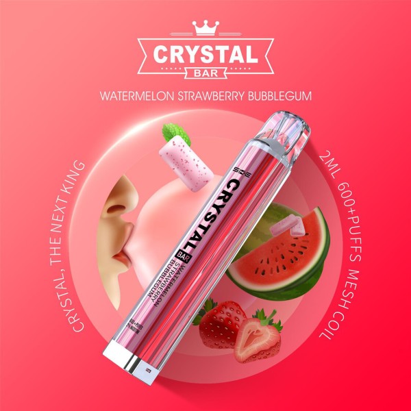 Crystal SKE Bar Einweg E-Zigarette Watermelon Strawberry bubblegum