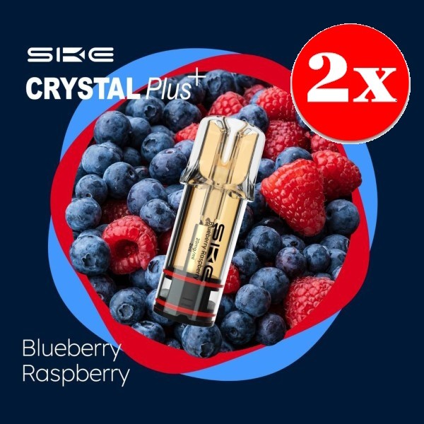 Crystal Plus Pods Blueberry Raspberry - Blaubeere Himbeere - mit Nikotin