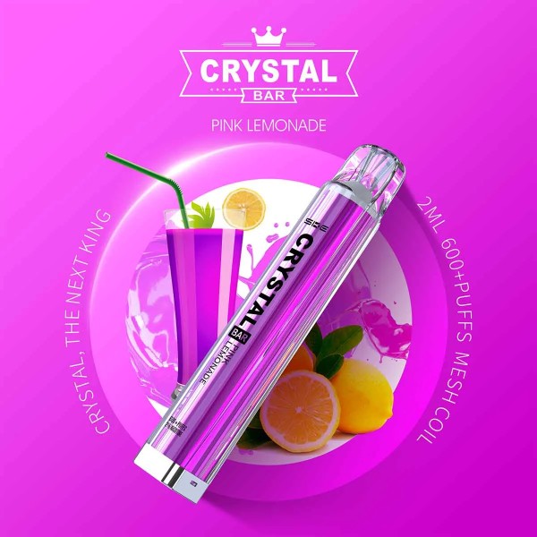 SKE Crystal Bar 600 Einweg Pink Lemonade Limonade erfrischend sauer fruchtig kaufen bestellen online