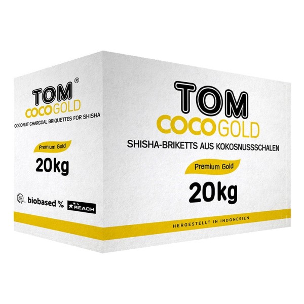 tomcoco tom coco gold c26 20kg 20 kg Shisha Kohlen Naturkohlen Kokos hochwertig billig preiswert kaufen bestellen online