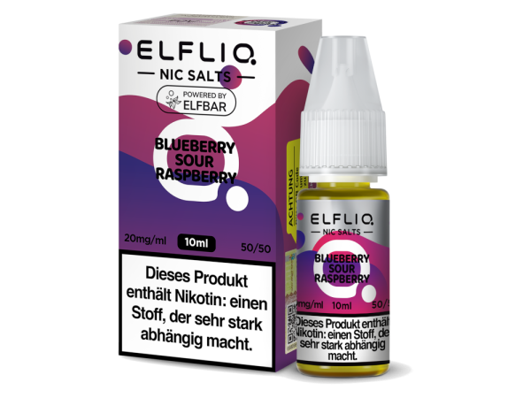 Elfliq Blueberry Sour Raspberry - 20mg Nikotin - 10ml