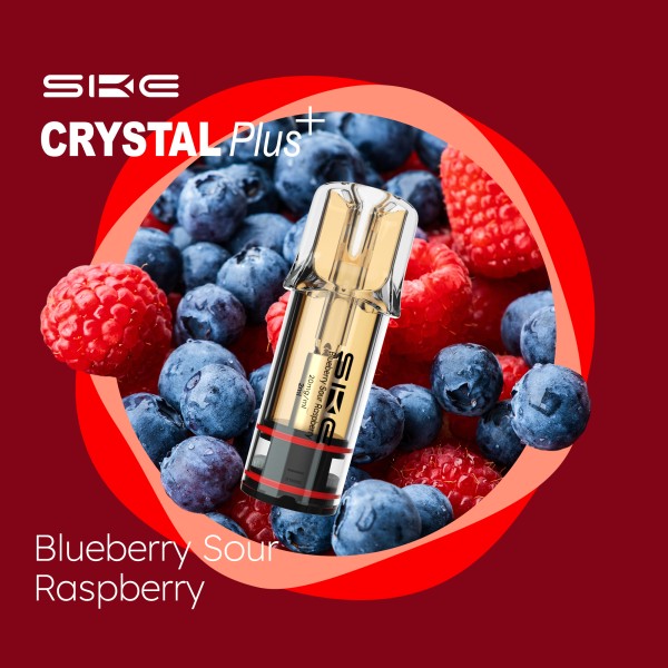 Crystal Plus Pods Blue Sour Raspberry - Blaubeere Himbeere - mit Nikotin