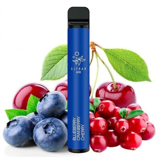Elf bar Elfbar Einweg 600 Vape einweg Blueberry Cranberry Cherry 20 mg Nikotin Blaubeere Kirsche erfrischend fruchtig beerig süß kaufen bestellen online