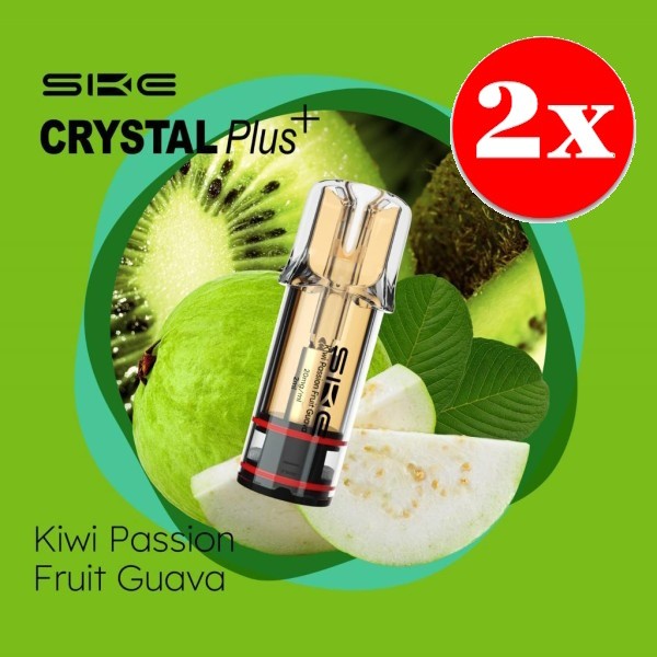 Crystal Plus Pods Kiwi Passion Fruit Guava - Kiwi Maracuja Guave - mit Nikotin
