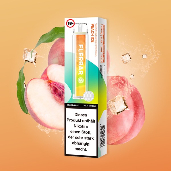 FlerBar 600 – Peach Ice – 20mg/ml