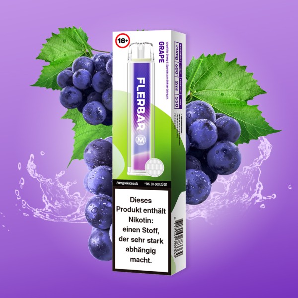 Flerbar M Grape Traube Vape