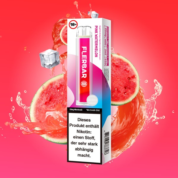 FlerBar 600 – Pink Watermelon – 20mg/ml