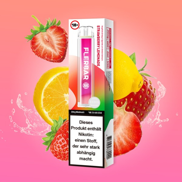 FlerBar 600 – Strawberry Lemonade – 20mg/ml