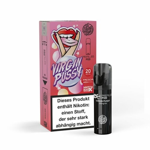 187 Strassenbande Pods E-Zigaretten Vape Shisha 20mg Nikotin Virgin Pussy