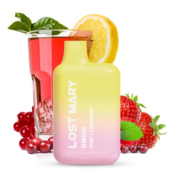 Lost Mary by Elf Bar Elfbar BM600 CP kaufen bestellen online Pink Lemonade Erdbeerlimonade Erdbeere Limonade erfrischend beerig frisch 
