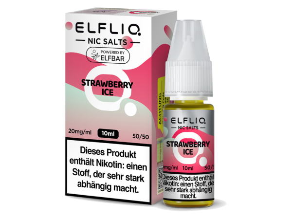 Elfliq Strawberry Ice - 20mg Nikotin - 10ml