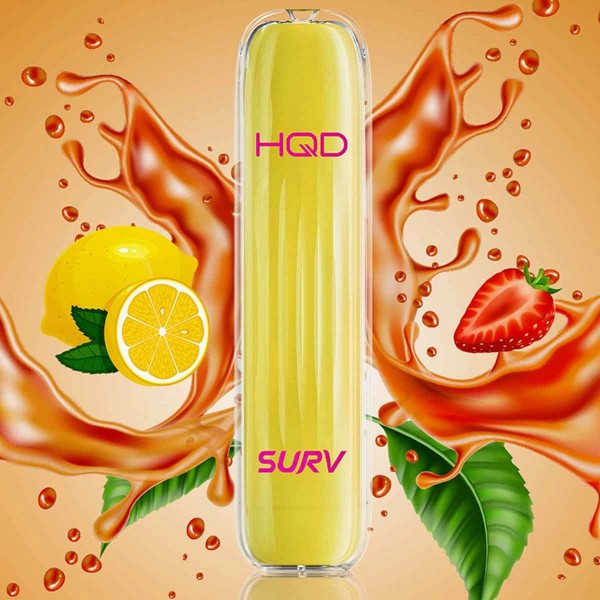HQD Surv Strawberry Lemonade Nikotin kaufen bestellen online Erdbeere Limonade Zitrone erfrischend sauer beerig fruchtig süß
