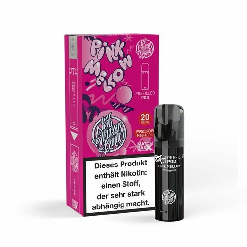 187 Strassenbande Pods E-Zigaretten Vape Shisha 20mg Nikotin Pink Mellow